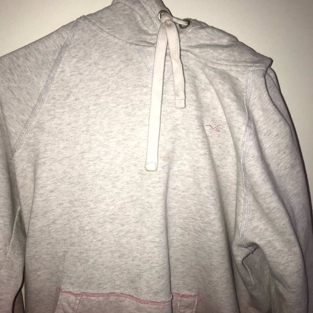 Hollister pink dye hoodie